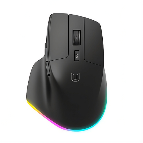 Mouse Wireless, RGB, Reincarcabil, Triple Mode, Silent, DPI Ajustabil