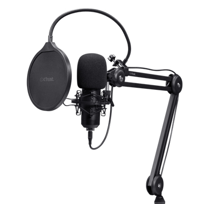 Microfon Trust GXT 270 Emita II+ cu brat, negru